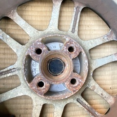 OZレーシングF1 黒 PCD114.3 4穴 ET43 6.5JJ ENKEI製 MITUBISHI純正？の画像