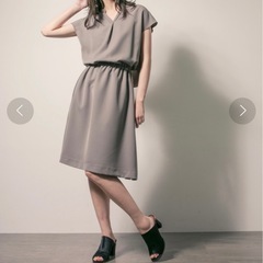 【STUDIOUS】ステュディオス ワンピース 半袖 お呼ばれ【フリーサイズ】の画像