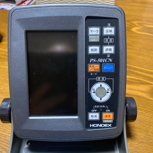 ワカサギ魚探PS501ジャンク