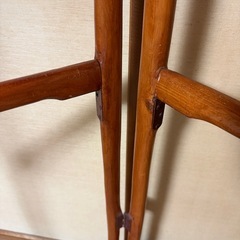 父が作った手作りの衣紋掛けの画像