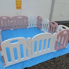 ベビー・子供用品買取販売キッズモール湘南/ベビーサークルBABY HOME,/約１８８X２０３ｃｍ/クリーニング済の画像
