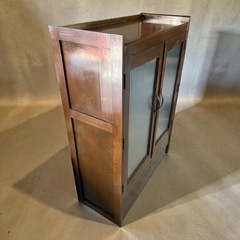 レトロな棚  本棚　内側を着色外側をニス塗装引き取り限定で！　の画像