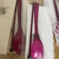 割り箸、スプーン、フォーク、紙コップ　まとめての画像