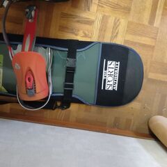 BURTON スノーボードセット ビンディング、ブーツ、帽子、その他付きの画像