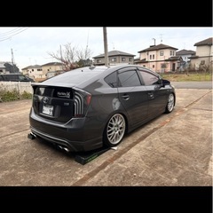 ZVW30 プリウス30 前期　社外　EUROU　ハーフエアロ3点セット　の画像