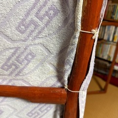 父が作った衣紋掛け(布付き)の画像