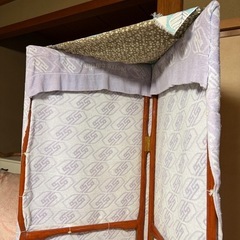 父が作った衣紋掛け(布付き)の画像