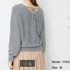 GUのバッグリボンニットです☺️の画像