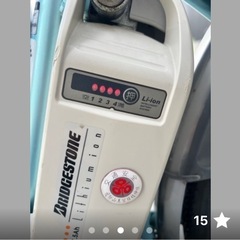 ブリヂストン ASSISTA 電動アシスト自転車（チャイルドシート付き）の画像