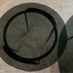 ガラステーブルセット ブランド不明の画像