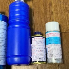 車のメンテナンス用品いろいろの画像