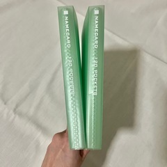 120ポケットの名刺用クリアホルダー　2点の画像