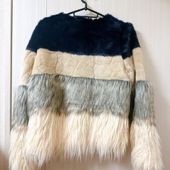 ロイヤルパーティ 新品同様 パーティコート ファーコート 定価2万の画像