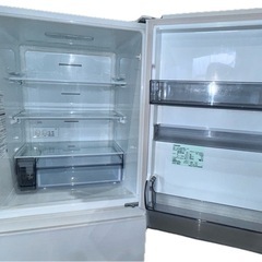 TOSHIBA 東芝 326L 冷蔵庫 GR-S33SC(WT) 2021年製 3ドア冷蔵庫 グレインホワイト⑦の画像