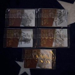 競走馬カード未開封5枚の画像