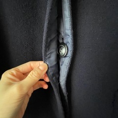 stola. ノーカラーコート　ネイビーの画像