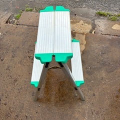 格安！早い者勝ち！まだまだ使えます！アルインコ2段踏台の画像