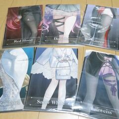 一番くじ 『NIKKE CHAPTER6』  ビジュアルクロス６種コンプセットの画像