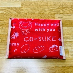 新品 未使用 co-op コープ エコバッグ 赤 レッド 非売品の画像
