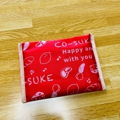 新品 未使用 co-op コープ エコバッグ 赤 レッド 非売品の画像