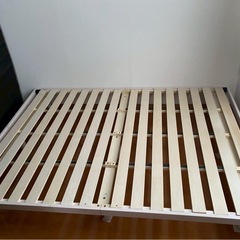 ダブルベッド　フレームセットの画像
