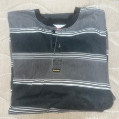 Supreme 16AW/stripe twill henleyの画像