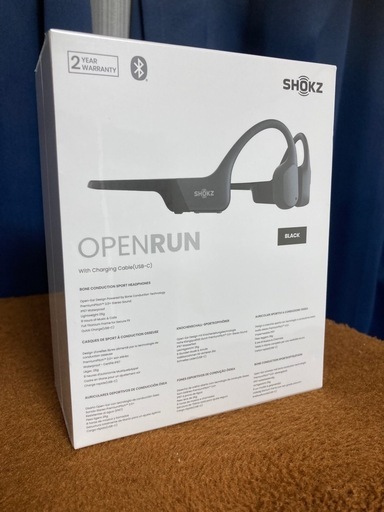 【新品未開封】Shokz OpenRun 骨伝導イヤホン SKZ-EP-000003