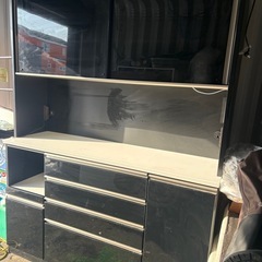 大型　レンジボード　食器棚の画像