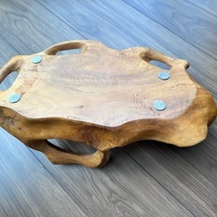 木製 手彫りトレイの画像