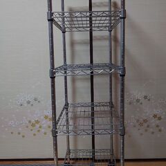 アイリスオーヤマ　メタルラック　スチールラック　銀ラック　シルバーラックの画像