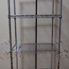 アイリスオーヤマ　メタルラック　スチールラック　銀ラック　シルバーラックの画像