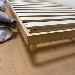 無料　美品　シングルベット　フレームのみの画像