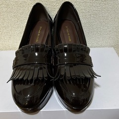 【トランテアンソンドゥモード】ローファー　ブラウン　タッセル　24cmＬの画像