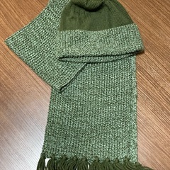 【未使用品】希少オーストラリア製ピュアウールマフラー&帽子セット❗️の画像