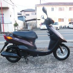 YAMAHA JOG 4スト FI　低燃費  ブラウン セル始動　走りも60㎞超える位出て速く　OIL交換他　納車点検 軽整備済み　すぐ乗り出せますの画像