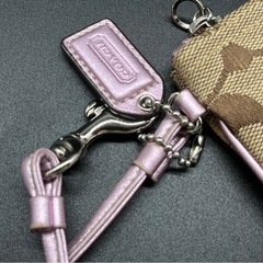 ◯COACHコーチ マルチケース 小物入れ  サイズ:縦約10cm×横約15cm×マチ約8mmの画像