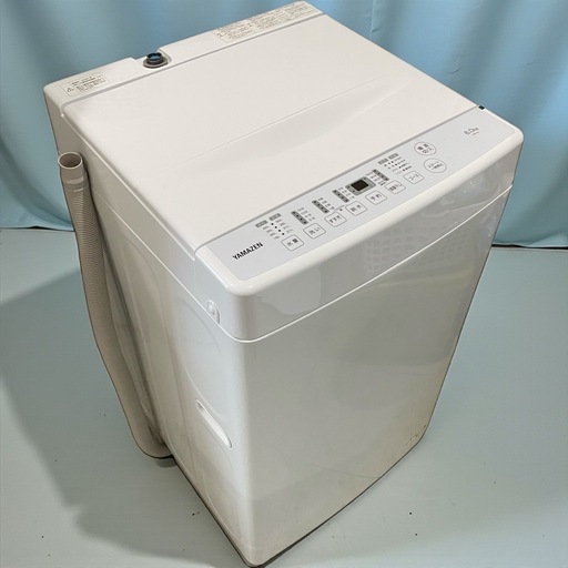 【決まりました】★YAMAZEN 全自動電気洗濯機 YWM-60 (W) 2025年製