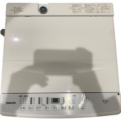 【決まりました】★YAMAZEN 全自動電気洗濯機 YWM-60 (W) 2025年製の画像