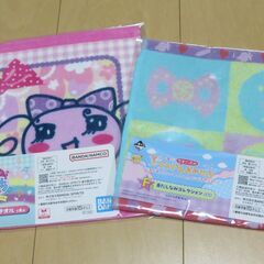 一番くじ 『たまごっち』 タオル、ラバーチャームなど６点セットの画像