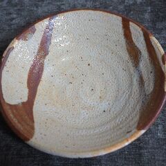 美濃焼、山保造、紅志野、七寸鉢、共箱　Bの画像