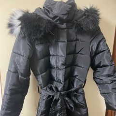 HXWL 韓国ファッション韓国ブランド 中綿 ダウン　ロングコート ファーコート Mの画像