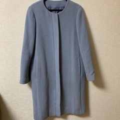 スーツカンパニー　水色　コート　の画像