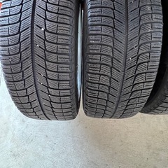 【メルセデスベンツ】W212/Eクラス[純正]アルミ☆8J×17+48　PCD112-5穴　ミシュランX-ICE 245/45R17☆4本の画像