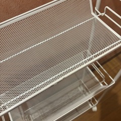 キャスター付きワゴン　3段　収納の画像
