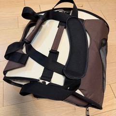 【差し上げます】折りたたみ式ペット用キャリーバッグ　Mサイズ(未使用品)の画像