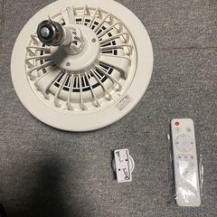 電気ファンヒーター 吊り下げ 暖房器具 E26 セラミックヒーター led ライト 天井 照明ヒーター 750W シーリングライト 2000lm 照明器具 3段階温度調整 大風量 速暖 小型 無階段調色調光 リモコン付き タイマー機能 省エネ 軽量 小型 の画像