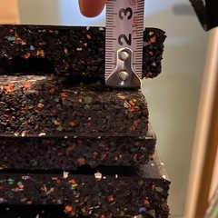 防音防振衝撃吸収ジムゴムフロアマット　の画像