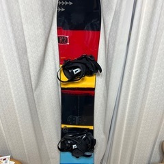 K2スノーボード161cm+ キャリー付きボードケース+ビンディングML+Boaブーツ28cm+le-Rhythm XL スノーボードウェア5点セットの画像