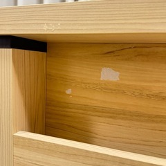 【特価】パソコンデスク　デスク 配線収納付 キャスター付の画像