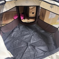 小動物のためのプレイルーム 折りたたみ式 通気性メッシュ 室内用 犬・猫の画像